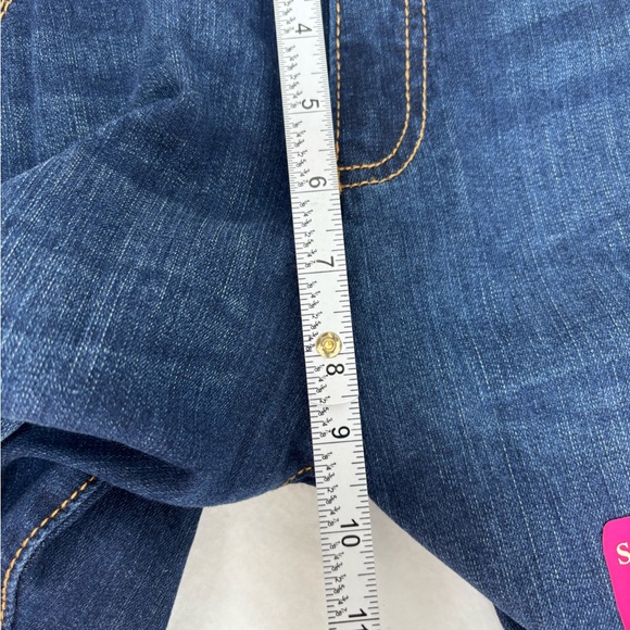 NWT Faded Glory Velvet Touch Skinny Jeans Women’s 14A Dark Wash Stretch - Picture 10 of 12